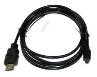 HDMI-A-STECKER  HDMI-D-STECKER  2 0M  SCHWARZ HSWE 
