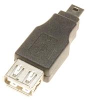 USB-ADAPTER 2.0  TYP-A-KUPPLUNG MINI USB-A-5P-STECKER 