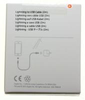 LIGHTNING  AUF USB LADEKABELDATENKABEL (2M)  MFI (ersetzt: #H7765 LIGHTNING  AUF USB-C CABLE (2M)) MD819ZMA
