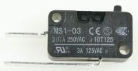 MS1-03  SCHALTER 3(1)A 250VAC (ersetzt: #D250349 MS1-03  SWITCH ANTI DEBORDEMENT) 4055341269