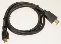 HDMI-A-STECKER  HDMI-C-STECKER (MINI) SCHWARZ  1 0M (ersetzt: #5377672 HTC-100  CANON HDMI-KABEL) 