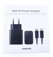 SAMSUNG SCHNELLLADEGERÄT 45W POWER ADAPTER EP-T4510  BLACK EPT4510XBEGEU