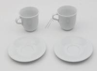 DLSC309  CAPPUCCINOTASSEN AUS PORZELLAN  270 ML  2ER-SET